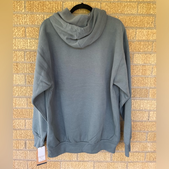 Boston Massachusetts Est. 1630 Embroidered Hoodie Sweatshirt with Pocket - Picture 4 of 11